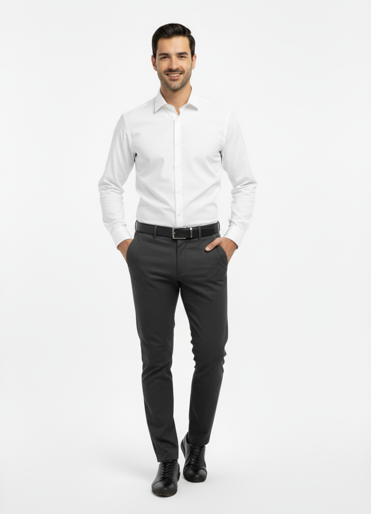 Camisa de vestir Manga Larga Clasica